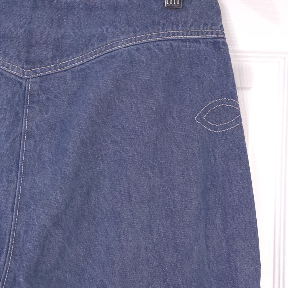 Tristan & Isolde 100% Cotton Flare Jeans Boho Indie High Rise Size 10 - Picture 10 of 12